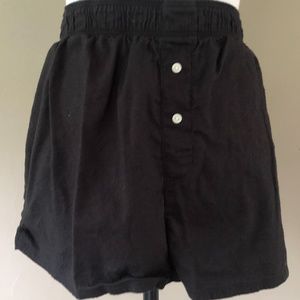 PINK Black Sleep Shorts Medium